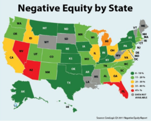 Negative Equity By State 2011
